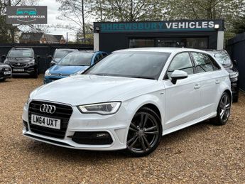 Audi A3 2.0 TDI S line Sportback 5dr Diesel Manual Euro 6 (s/s) (150 ps)