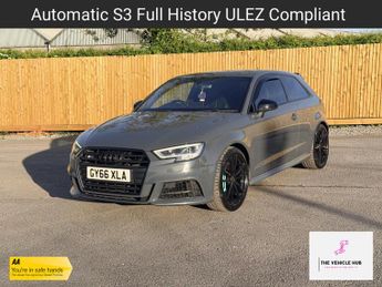 Audi S3 2.0 TFSI Hatchback 3dr Petrol S Tronic quattro Euro 6 (s/s) (310