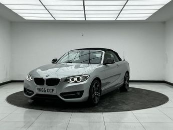 BMW 2 Series 2.0 220i Sport Convertible 2dr Petrol Auto Euro 6 (s/s) (184 ps)
