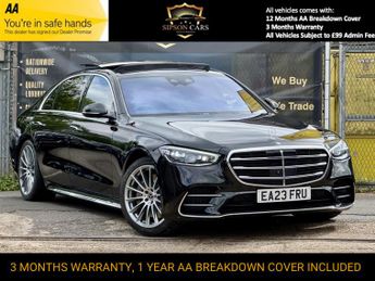 Mercedes-Benz S Class 3.0 S580eL 22kWh AMG Line (Premium Plus, Executive) Saloon 4dr P