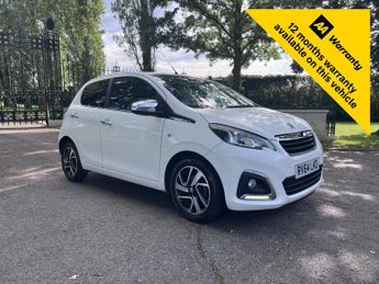 Peugeot 108 1.2 VTi PureTech Feline Hatchback 5dr Petrol Manual Euro 5 (82 p