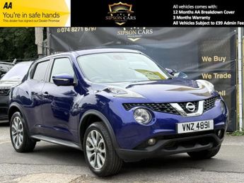 Nissan Juke 1.6 Tekna SUV 5dr Petrol XTRON Euro 6 (117 ps)