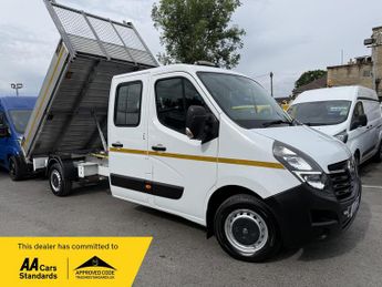 Vauxhall Movano 2.3 CDTi 3500 BiTurbo Dropside Tipper Double Cab 4dr Diesel Manu