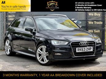 Audi A3 1.8 TFSI S line Sportback 5dr Petrol S Tronic Euro 6 (s/s) (180 