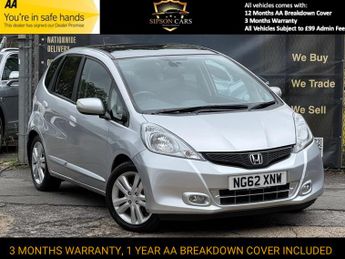 Honda Jazz 1.4 i-VTEC EX Hatchback 5dr Petrol CVT Euro 5 (99 ps)