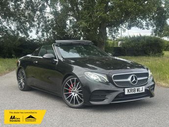 Mercedes E Class 2.0 E220d AMG Line (Premium) Cabriolet 2dr Diesel G-Tronic+ Euro