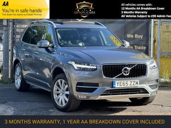 Volvo XC90 2.0 T6 Momentum SUV 5dr Petrol Geartronic 4WD Euro 6 (s/s) (320 