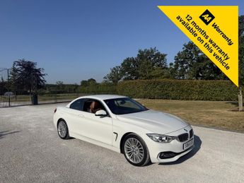 BMW 428 2.0 428i Luxury Convertible 2dr Petrol Auto Euro 6 (s/s) (245 ps