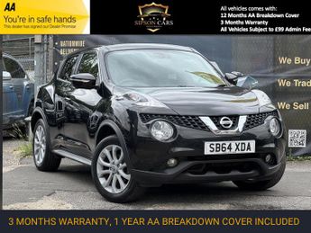 Nissan Juke 1.6 Tekna SUV 5dr Petrol XTRON Euro 5 (117 ps)