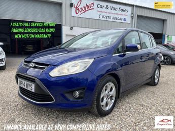 Ford C Max 1.6 TDCi Zetec MPV 5dr Diesel Manual Euro 5 (115 ps)