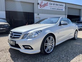 Mercedes-Benz E Class 3.0 E350 CDI V6 BlueEfficiency Sport Cabriolet 2dr Diesel G-Tron