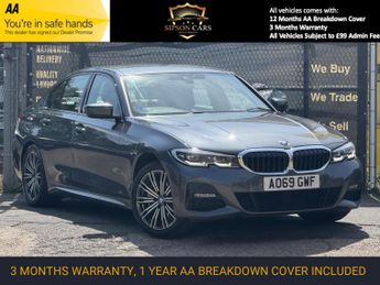 BMW 3 Series 2.0 330e 12kWh M Sport Saloon 4dr Petrol Plug-in Hybrid Auto Eur