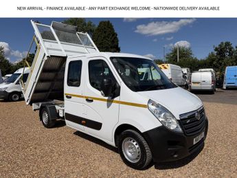 Vauxhall Movano 2.3 CDTi 3500 BiTurbo Dropside Tipper Double Cab 4dr Diesel Manu