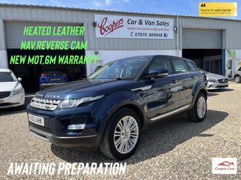 Land Rover Range Rover Evoque 2.2 SD4 Prestige SUV 5dr Diesel Manual 4WD Euro 5 (s/s) (190 ps)