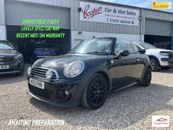 MINI Convertible 1.6 One Convertible 2dr Petrol Manual Euro 5 (98 ps)
