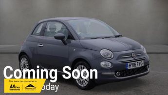 Fiat 500 1.2 Lounge Hatchback 3dr Petrol Manual Euro 6 (s/s) (69 bhp)