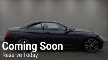 BMW 4 Series 2.0 420d M Sport Convertible 2dr Diesel Auto Euro 6 (s/s) (190 p
