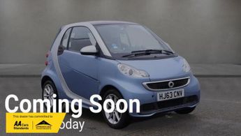 Smart ForTwo 1.0 Passion Coupe 2dr Petrol SoftTouch Euro 5 (84 bhp)
