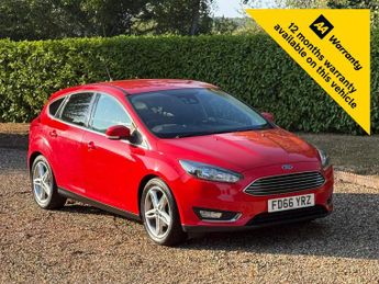 Ford Focus 1.0T EcoBoost Titanium Hatchback 5dr Petrol Manual Euro 6 (s/s) 