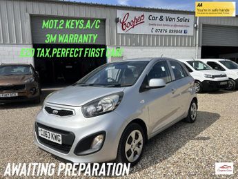 Kia Picanto 1.0 1 Air Hatchback 5dr Petrol Manual Euro 5 (68 bhp)