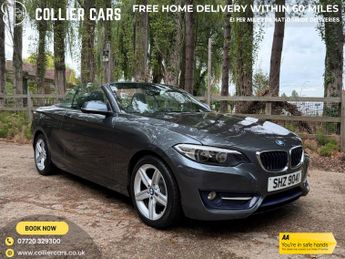 BMW 2 Series 1.5 218i Sport Convertible 2dr Petrol Manual Euro 6 (s/s) (136 p