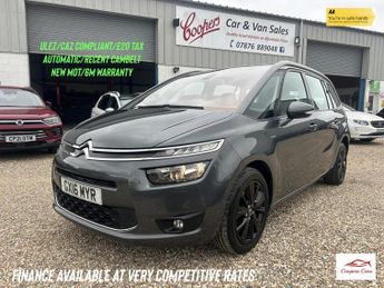 Citroen Grand C4 Picasso 1.6 BlueHDi Exclusive MPV 5dr Diesel EAT6 Euro 6 (s/s) (120 ps)