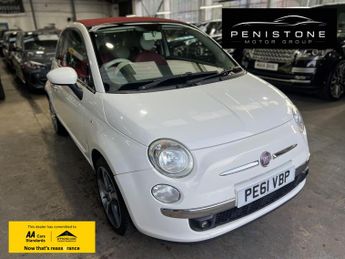 Fiat 500 1.2 Lounge Convertible 2dr Petrol Manual Euro 5 (69 bhp)