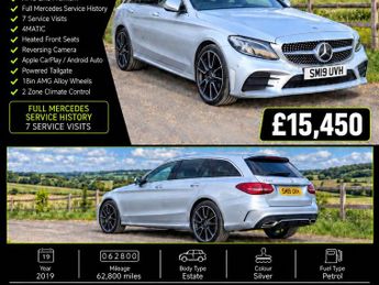 Mercedes C Class 1.5 C200 MHEV EQ Boost AMG Line (Premium) Estate 5dr Petrol G-Tr