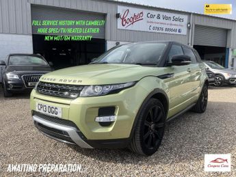 Land Rover Range Rover Evoque 2.2 SD4 Dynamic SUV 5dr Diesel Auto 4WD Euro 5 (190 ps)