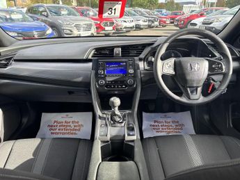 Honda Civic 1.0 VTEC Turbo SE Hatchback 5dr Petrol Manual Euro 6 (s/s) (126 