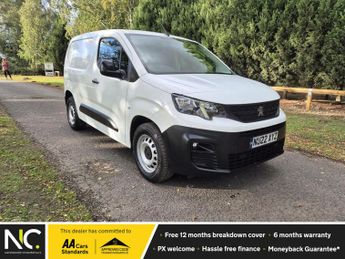 Peugeot Partner 1.5 BlueHDi 1000 Grip Premium Standard Panel Van 5dr Diesel Manu
