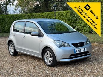 SEAT Mii 1.0 12v Toca Hatchback 5dr Petrol Manual Euro 5 (60 ps)