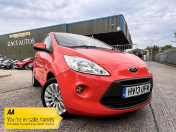 Ford Ka 1.2 Zetec Hatchback 3dr Petrol Manual Euro 5 (s/s) (69 ps)