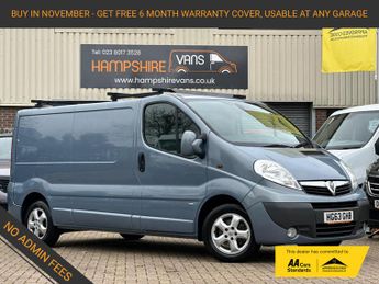 Vauxhall Vivaro 2.0 2900 CDTi Sportive Panel Van 4dr Diesel Manual FWD L3 (195 g