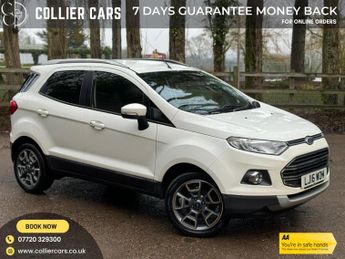 Ford EcoSport 1.0T EcoBoost Titanium SUV 5dr Petrol Manual 2WD Euro 5 (s/s) (1