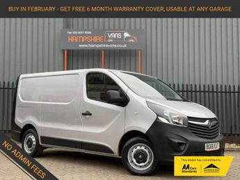 Vauxhall Vivaro 1.6 CDTi 2700 Panel Van 5dr Diesel Manual L1 H1 Euro 6 (s/s) (95