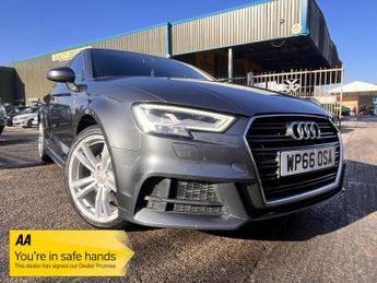 Audi A3 2.0 TDI S line Saloon 4dr Diesel S Tronic Auto 6Spd quattro Euro