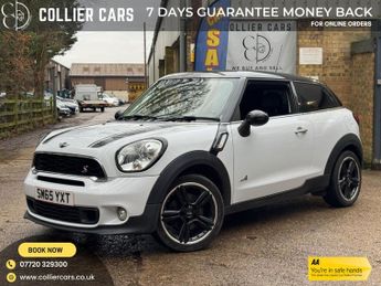 MINI Paceman 1.6 Cooper S SUV 3dr Petrol Manual ALL4 Euro 5 (s/s) (184 ps)