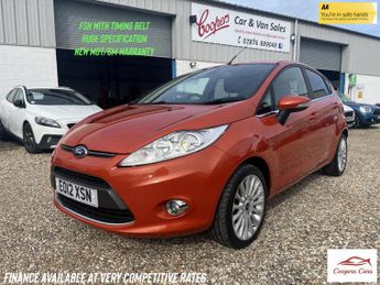 Ford Fiesta 1.4 Titanium Hatchback 5dr Petrol Manual (133 g/km, 94 bhp)