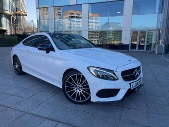 Mercedes C Class 2.0 C200 AMG Line (Premium Plus) Coupe 2dr Petrol G-Tronic+ Euro