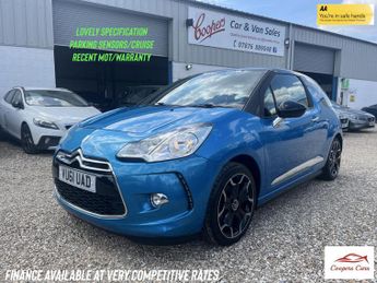 Citroen DS3 1.6 VTi DStyle Plus Hatchback 3dr Petrol Manual Euro 5 (120 ps)