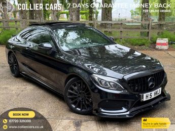Mercedes C Class 2.0 C300 AMG Line (Premium Plus) Coupe 2dr Petrol 7G-Tronic+ Eur