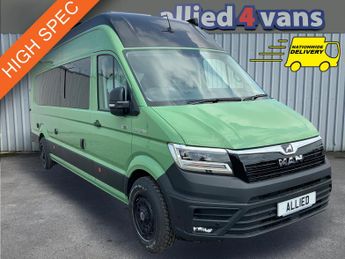 MAN TGE Camper Xlwb Auto Hi Roof ** 4 X 4 ** Solar ** Amazing Spec **