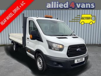 Ford Transit 350 2.0 130bhp Tdci L3 - 3.8 Metre  Alloy Dropside ** Air Con **