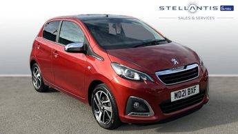 Peugeot 108 1.0 Allure Hatchback 5dr Petrol Manual Euro 6 (s/s) (72 ps)