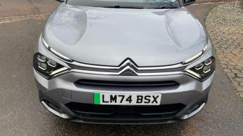 Citroen C4 50kWh e-series Hatchback 5dr Electric Auto (7.4kW Charger) (136 
