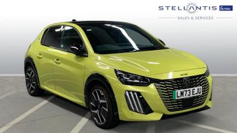 Peugeot 208 51kWh GT Hatchback 5dr Electric Auto (7.4kW Charger) (156 ps)