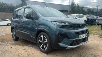 Peugeot Rifter 52kWh GT Standard MPV 5dr Electric Auto (7.4kW Charger) (136 ps)