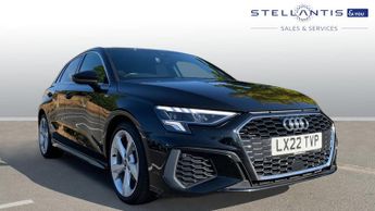 Audi A3 1.0 TFSI 30 S line Sportback 5dr Petrol Manual Euro 6 (s/s) (110