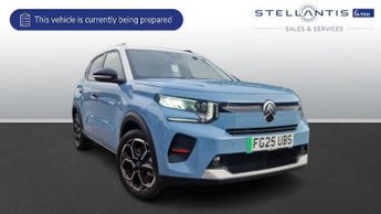 Citroen C3 Standard Range 44kWh MAX Hatchback 5dr Electric Auto (7.4kW Char